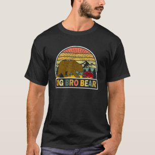 Mens Big Bro Bear Cute Vintage Daddy Wildling T-Shirt