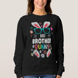Mens Big Brother Bunny Easter Costume Men Boy Fami Sweatshirt