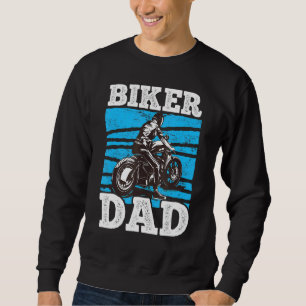 Mens Biker Dad 1 Sweatshirt