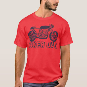 Mens Biker Father Biking Funny Motorcycle Rider Da T-Shirt