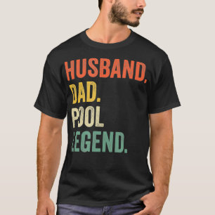 Mens Billiards Funny Husband Dad Pool Player Legen T-Shirt