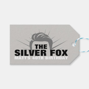 Men's birthday party gift tag