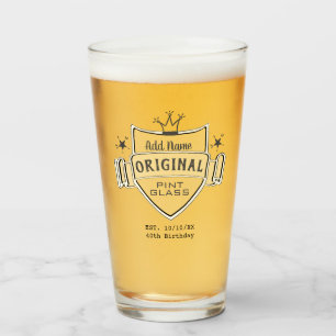 Men's BIRTHDAY Personalised (ADD NAME) PINT GLASS