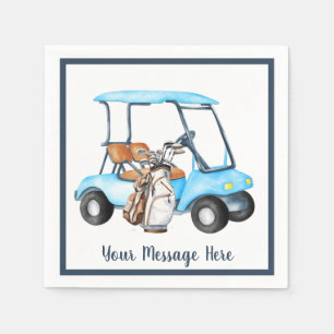 Men's Birthday Retirement Golf Theme Party   Napkin