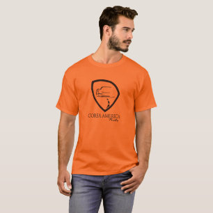 Mens Black Corsa Logo T-Shirt