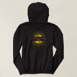 Men's Black Hoodie - World Scleroderma Day