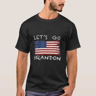Men's Black - Let's Go Brandon Tee Conservative US