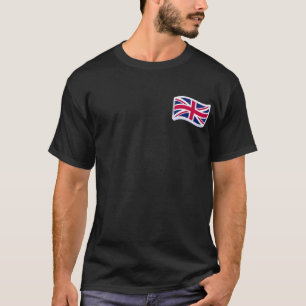 Men's Black T-Shirts with Union Jack