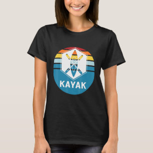 Mens Blue Sunset I Love To Kayak Adventures The Ou T-Shirt