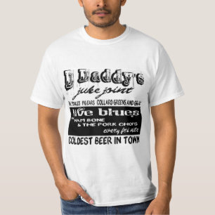 Mens Blues Music TShirt Route 61 Juke Joint Sign