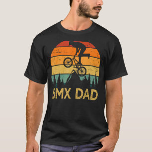 Mens Bmx Cycling Vintage Retro Bmx Dad Fathers Da T-Shirt