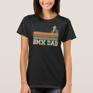 Mens Bmx Vintage Style Bike Bicycle Stunt Bmx Dad T-Shirt