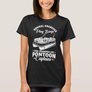 Mens Boating Cool Grandpas Are Pontoon Captain Fun T-Shirt