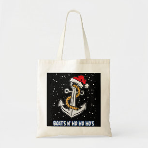 Mens Boats N Ho Ho Hos Christmas Pajama Funny Humo Tote Bag