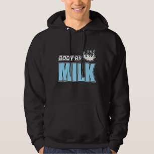 Mens Body By Milk   Strawberry Chocolate Shake Mat Hoodie
