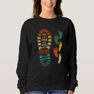 Mens Bompa Bompa Shoe With Little Footprints Sweatshirt
