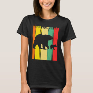 Mens Bonus Grandpa Bär Bonus Grandad T-Shirt