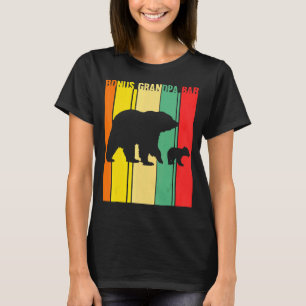Mens Bonus Grandpa Bär Bonus Grandad T-Shirt