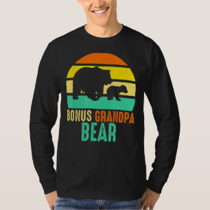 Mens Bonus Grandpa Bear Step Grandpa T-Shirt