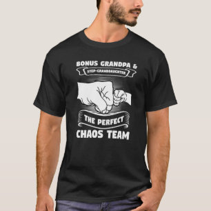 Mens Bonus Grandpa & Step Granddaughter Bonus Gran T-Shirt