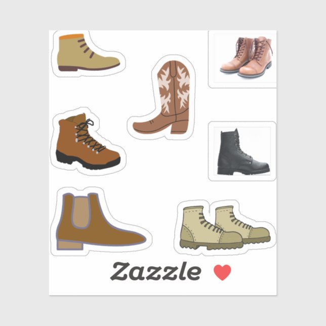 Men's Boot Stickers (Sheet)