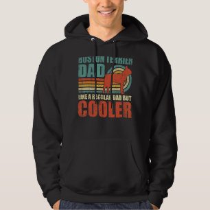 Mens Boston Terrier Dad Like A Regular Dad But Coo Hoodie