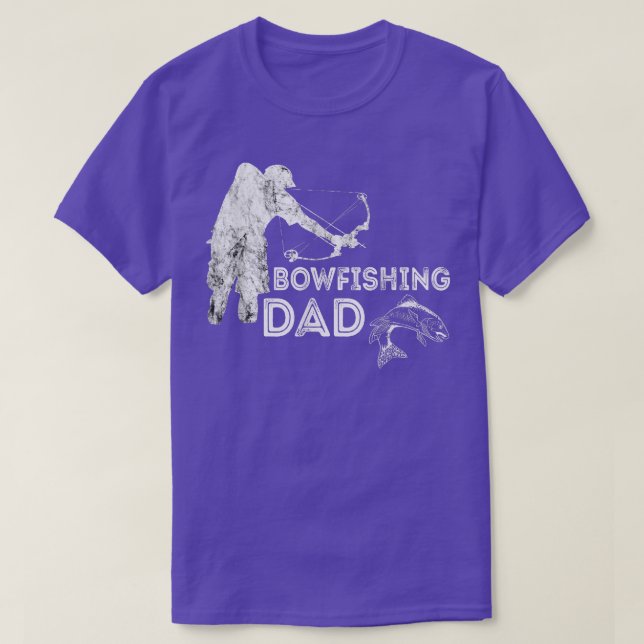 Mens Bowfishing Dad Bowfisherman Father Bowfisher  T-Shirt (Design Front)