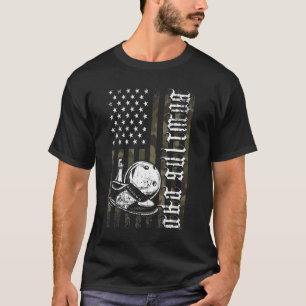 Mens Bowling Dad Men Bowling Ball Bowler T-Shirt