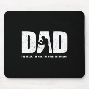 Mens Boxing Dad Boxing Mouse Mat
