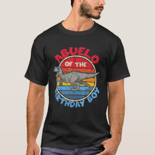 Mens Boy Birthday I Abuelo I Velociraptor I Family T-Shirt