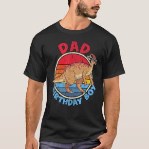 Mens Boy Birthday I Dad I Parasaurolophus I Family T-Shirt
