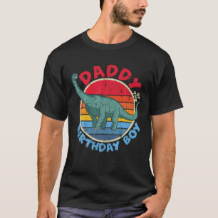 Mens Boy Birthday I Daddy I Brachiosaurus I Family T-Shirt