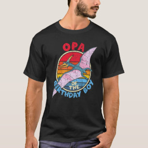 Mens Boy Birthday I Opa I Pterodactylus I Family M T-Shirt