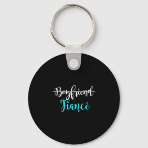 Mens boyfriend fiancé couple engagement straight key ring
