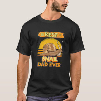Mens Boys Best Snail Dad Ever Father s Day Slug Sn T-Shirt