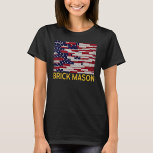 Mens Brick Mason Bricklayer Masonry Construction U T-Shirt