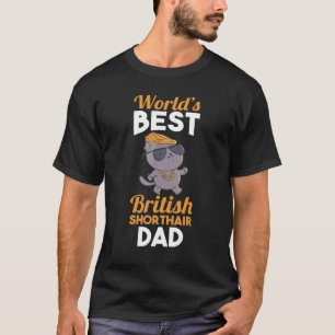 Mens British Shorthair Dad 1 T-Shirt