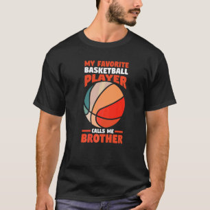 Mens Brother Basketball Player T-Shirt