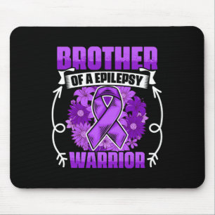 Mens Brother Of Epilepsy Warrior Survivor Epilepsy Mouse Mat