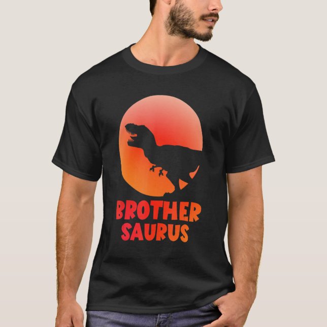 Mens Brothersaurus Dinosaur Brother Saurus Family  T-Shirt (Front)