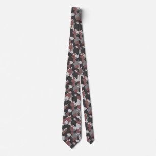 Men's Brown/Grey Camouflage Tie