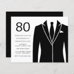 Mens Budget 80th Birthday Party Invitations<br><div class="desc">Mens Budget 80th Birthday Party Invitations

A cheaper alternative than a standard invitation.</div>