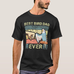 Mens Budgie Dad Bird Father Animal Enthusiast Bird T-Shirt