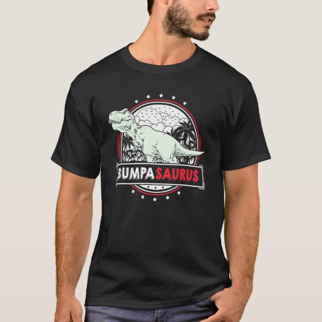Mens Bumpa Idea From Grandchildren Men Trex Bumpas T-Shirt (Front)