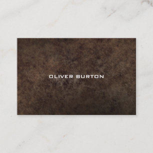 Men's business card with texture