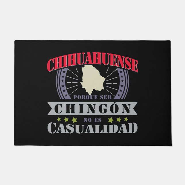 mens camisa graciosa de hombre chihuahua mexico ch doormat (Front)