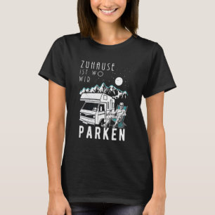 Mens Camper Camper Camping Caravan Pensioner T-Shirt