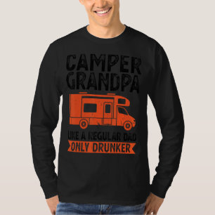 Mens Camper Grandpa Like A Regular Camping T-Shirt