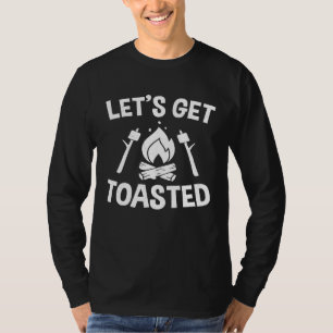 Mens Campfire Smores Marshmallows Camping Lets Ge T-Shirt