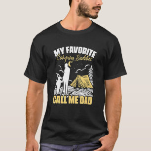 Mens Camping Buddies Call Me Dad Travel Hiking Cam T-Shirt